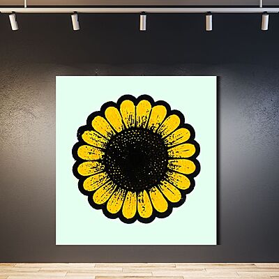 Wallart Sunflower