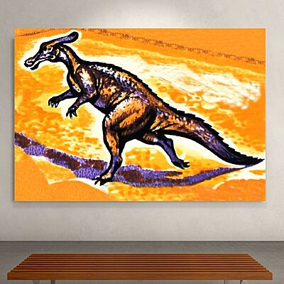 Wallart Saurolophus