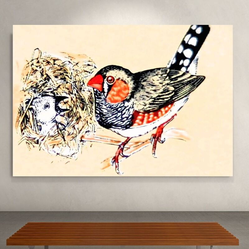 Wallart Finch