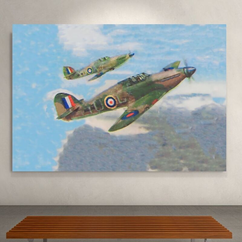 Wallart Fighter Duo